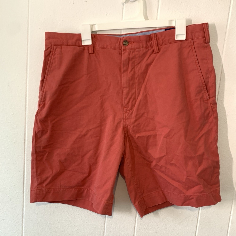 Polo Ralph Lauren Mens Shorts 36 X 9" Coral Coastal Classic Stretch NWT *Spot